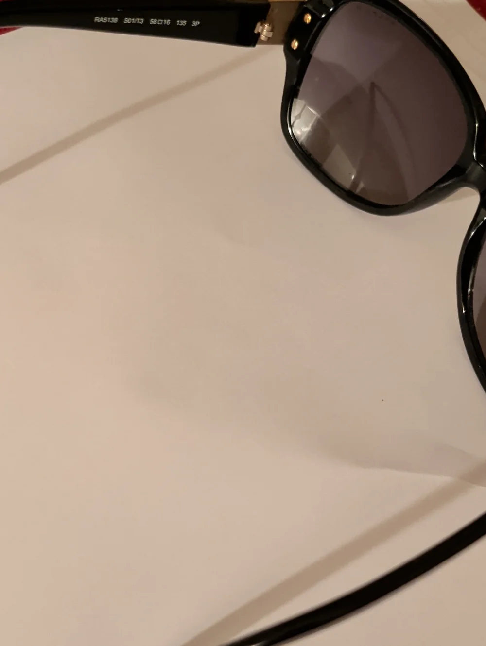Ralph Lauren Polarized Black Framed Sunglasses